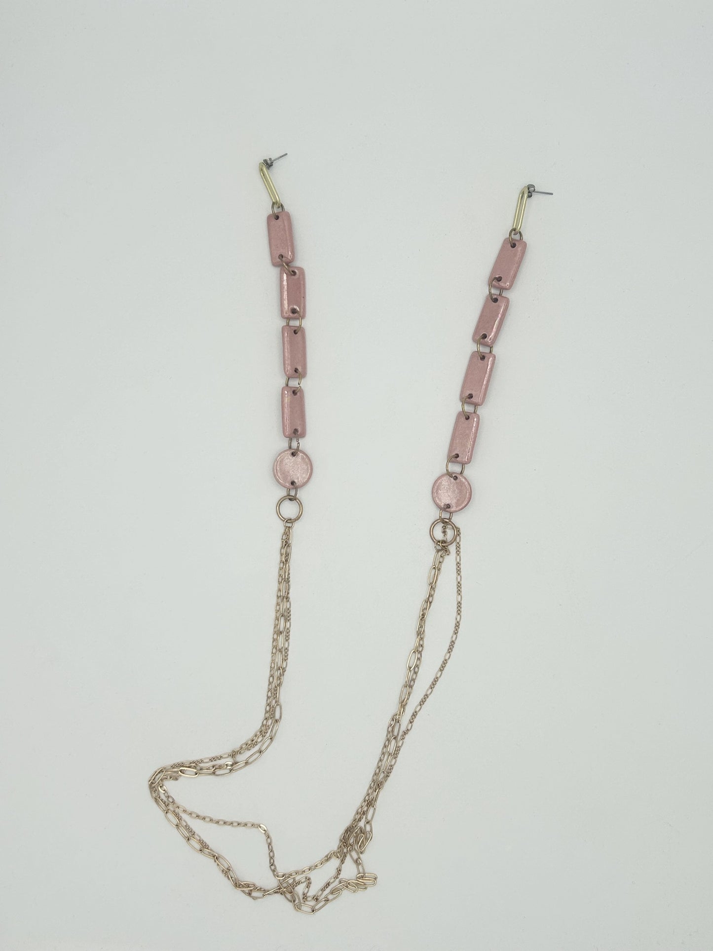 Jacobs ladder earrings and necklace