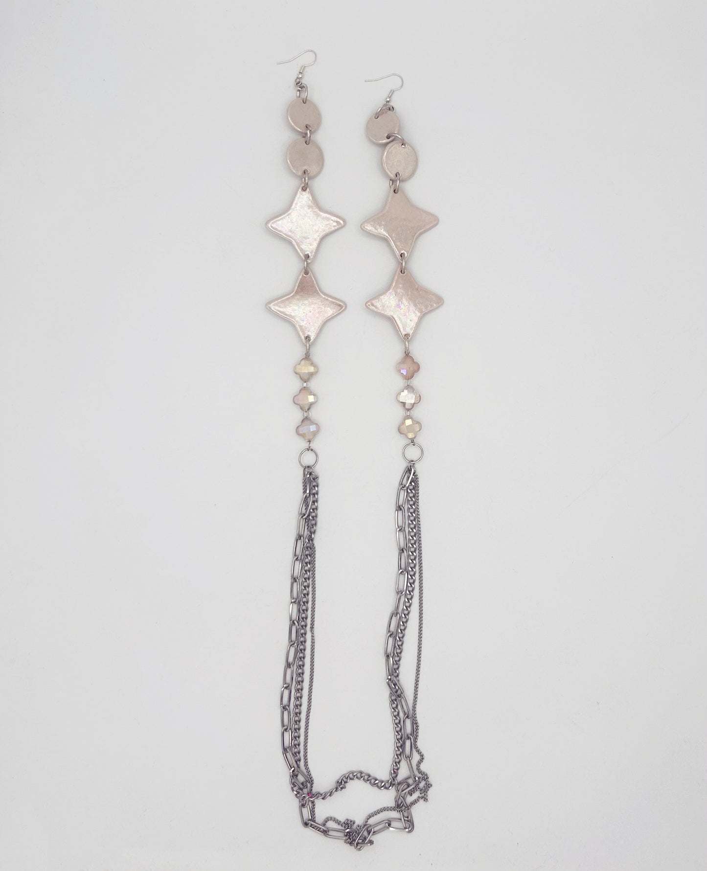 Starfall earrings and necklace