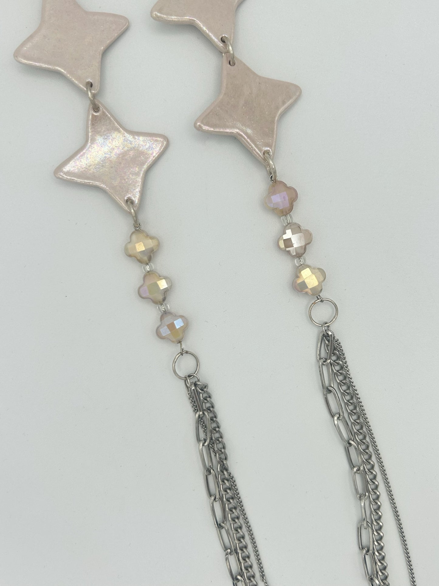 Starfall earrings and necklace