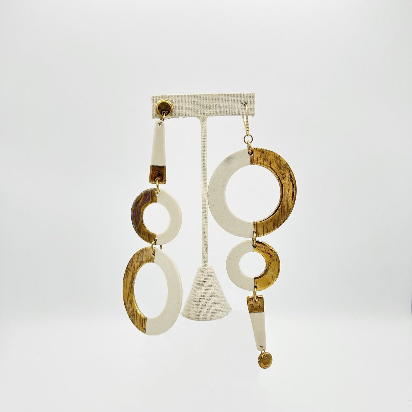 Opposites attract earrings