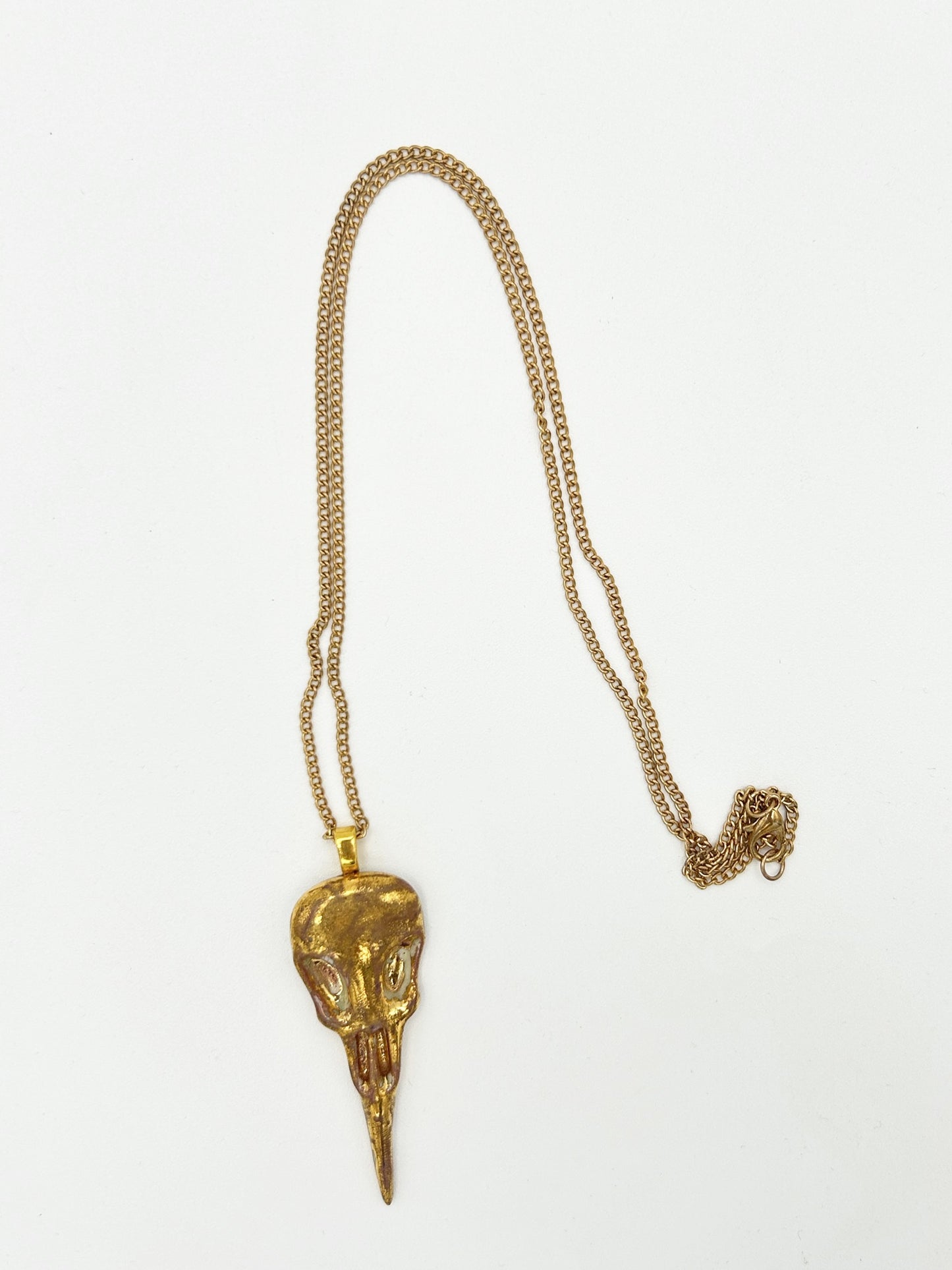 Bird skull necklace