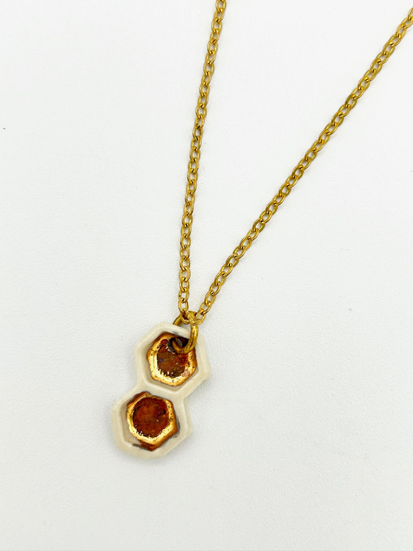 Honeycomb necklace