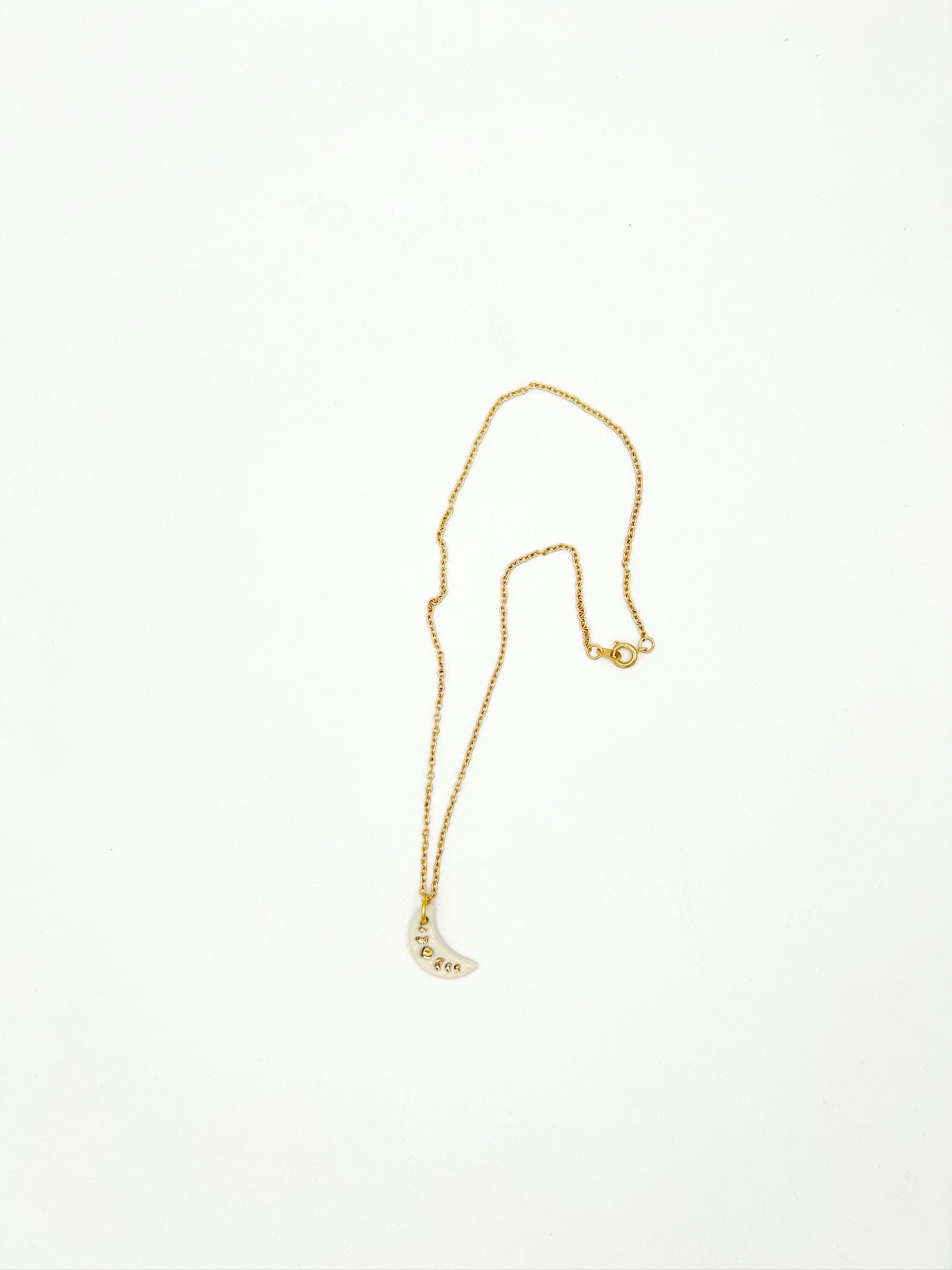 Moon phase necklace