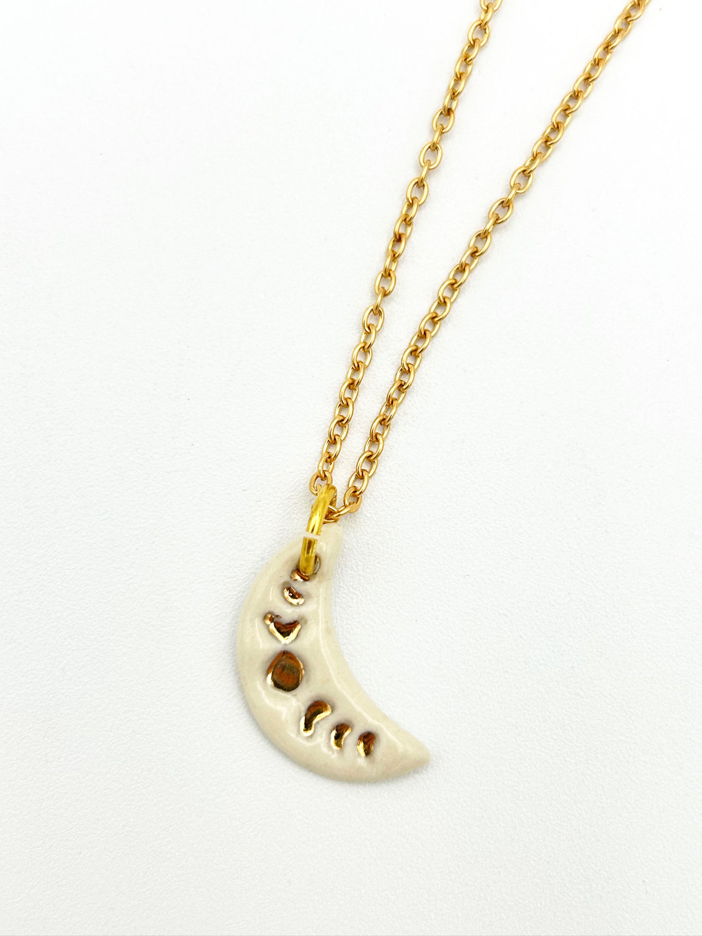 Moon phase necklace