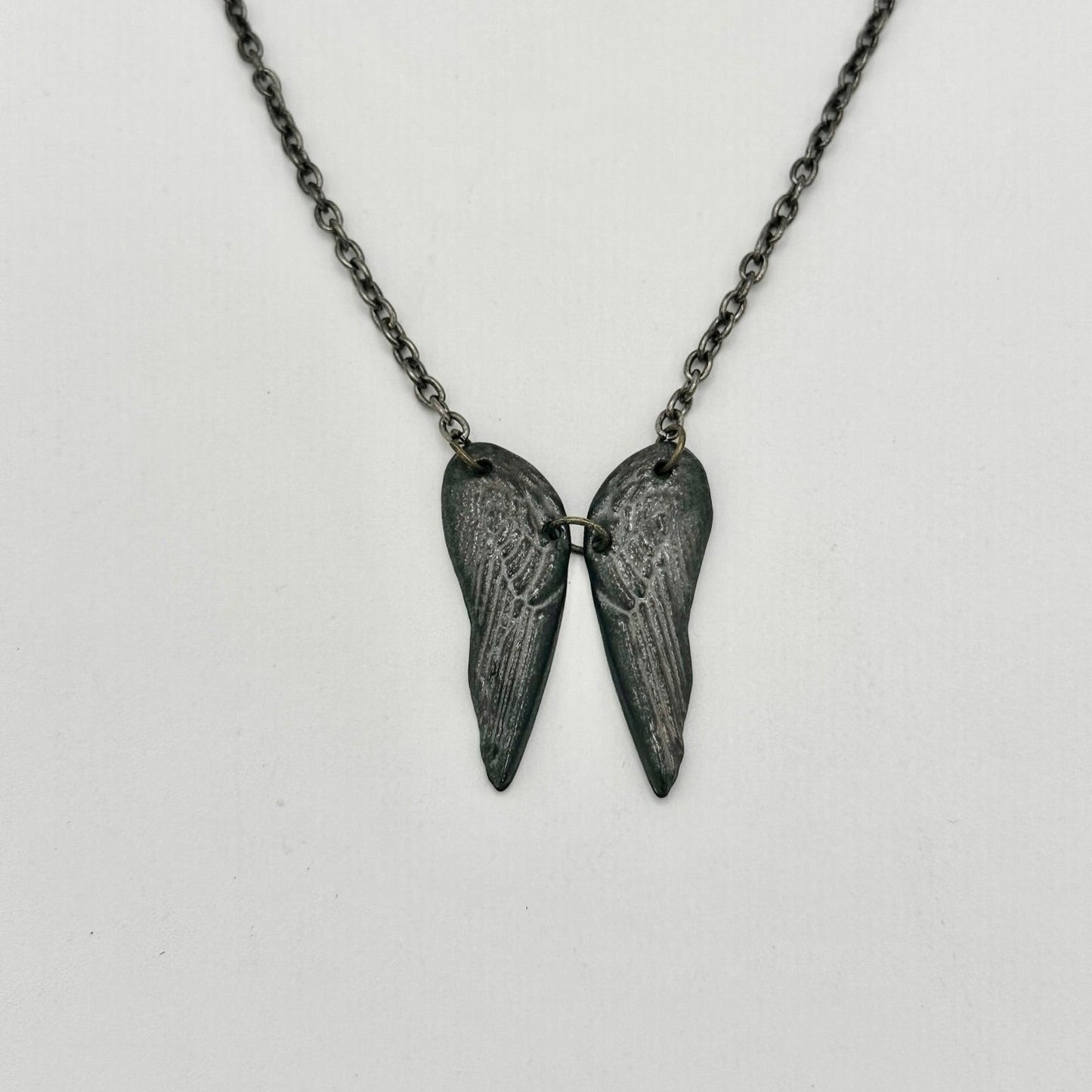 Raven wings necklace