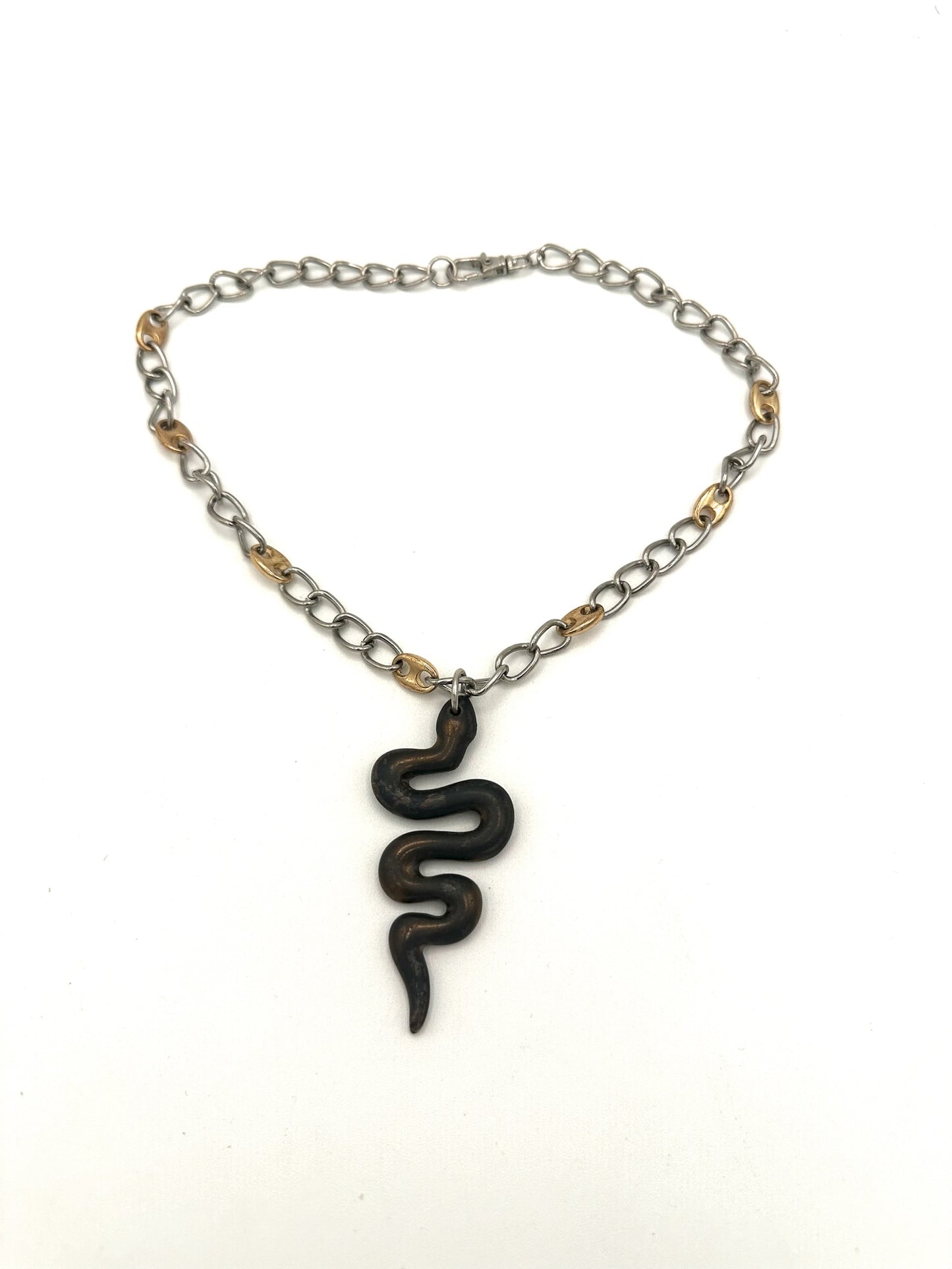 Snake charmer necklace