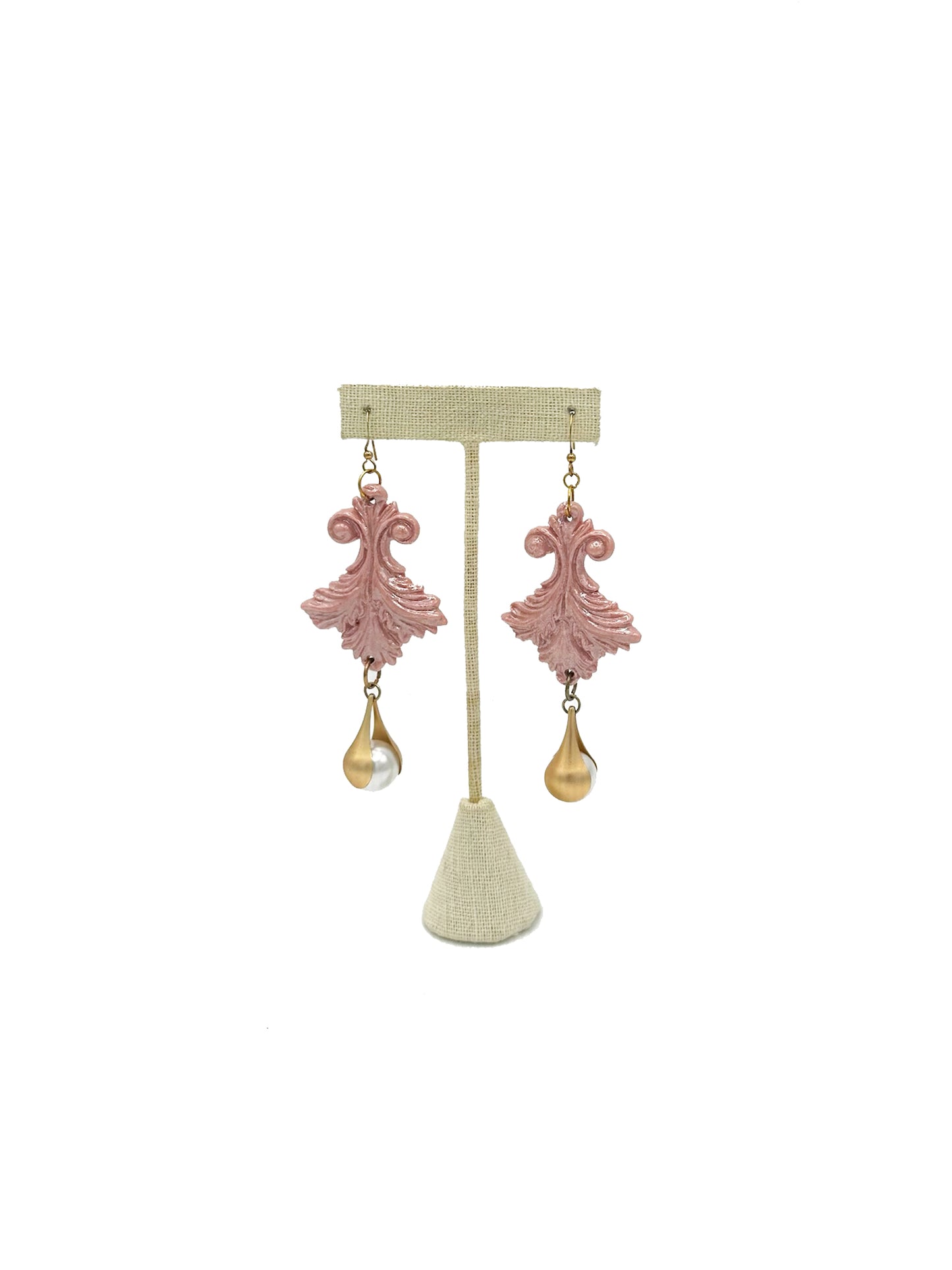 Smaller champagne earrings