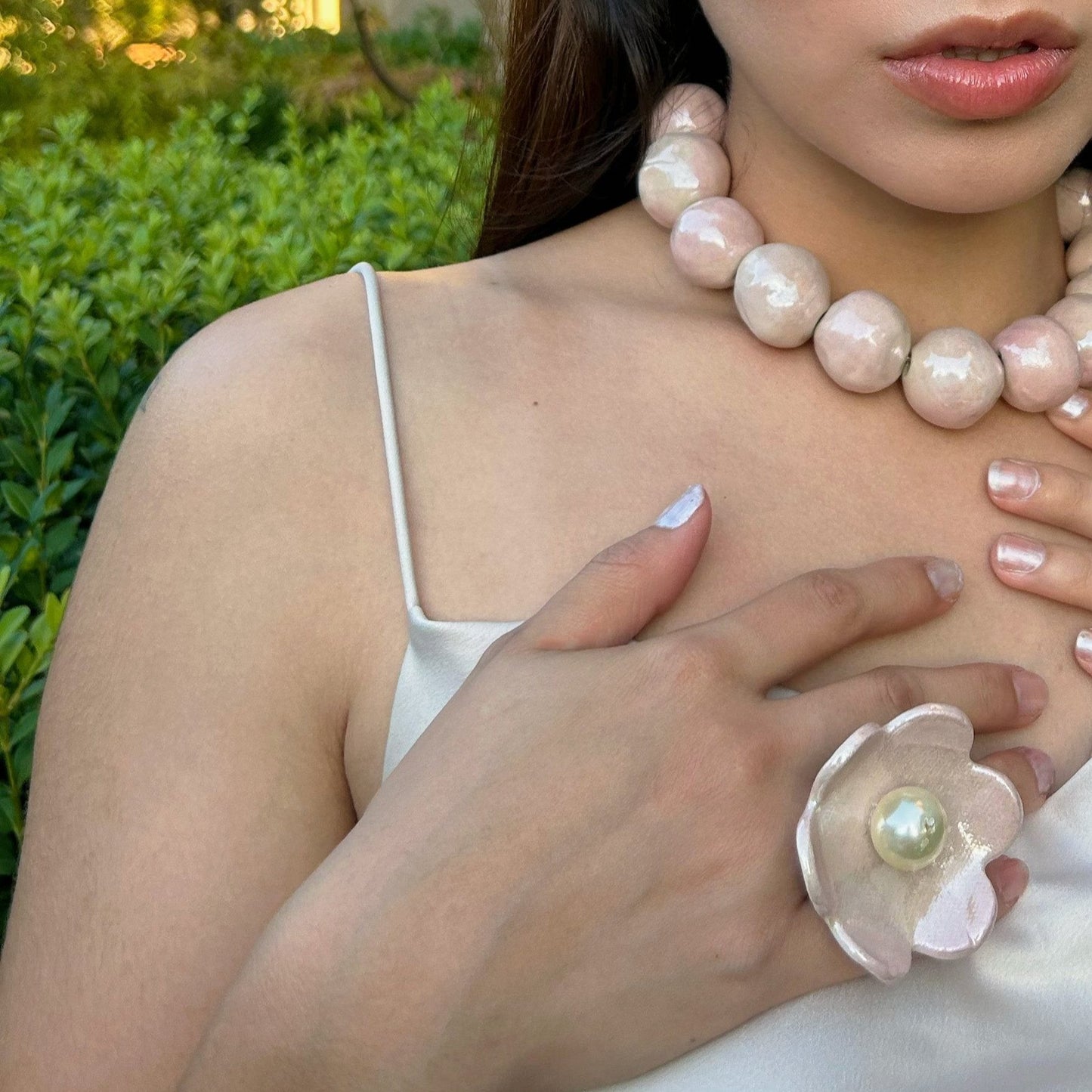 Retro bloom ring