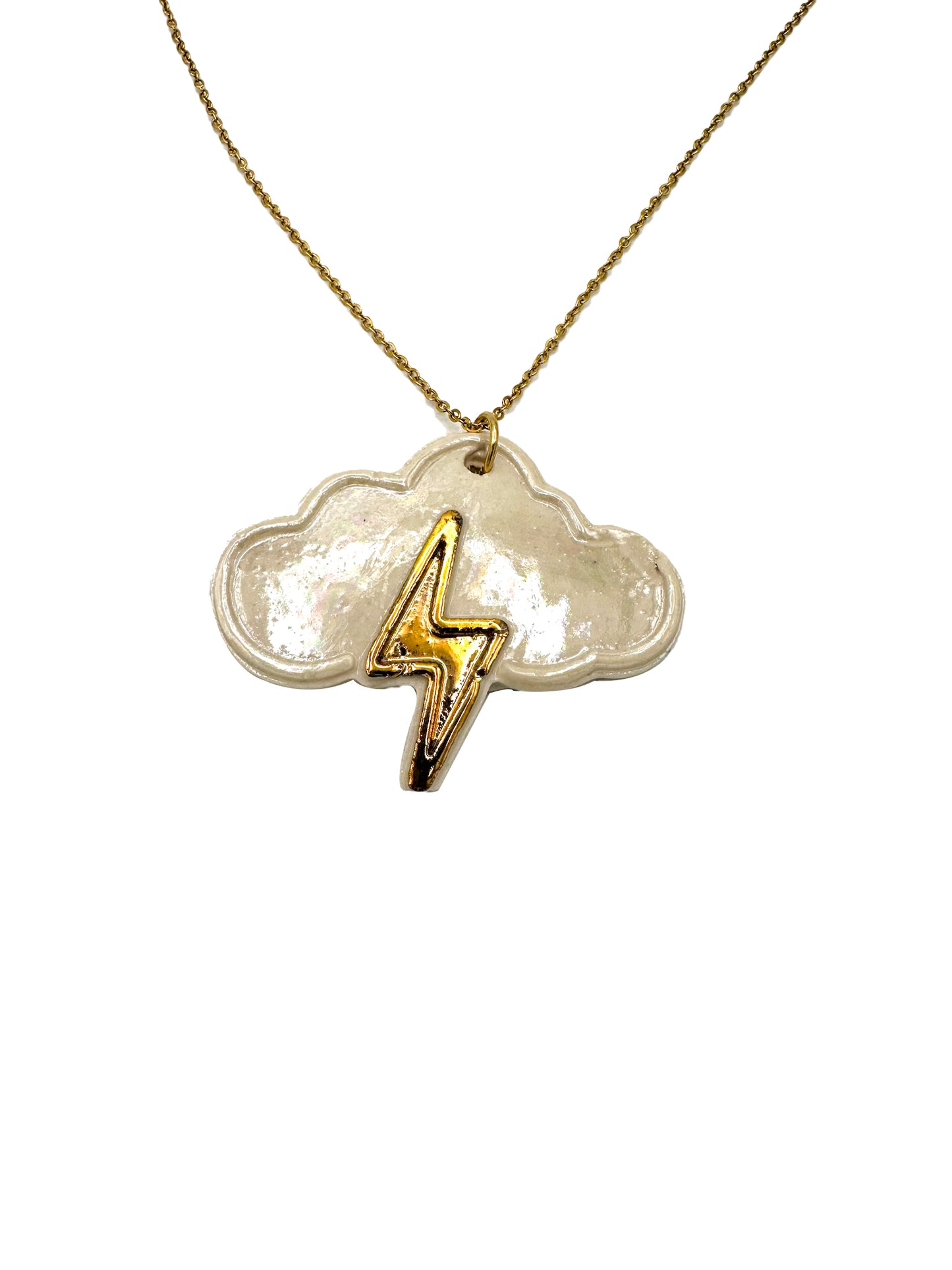 Thunder cloud necklace