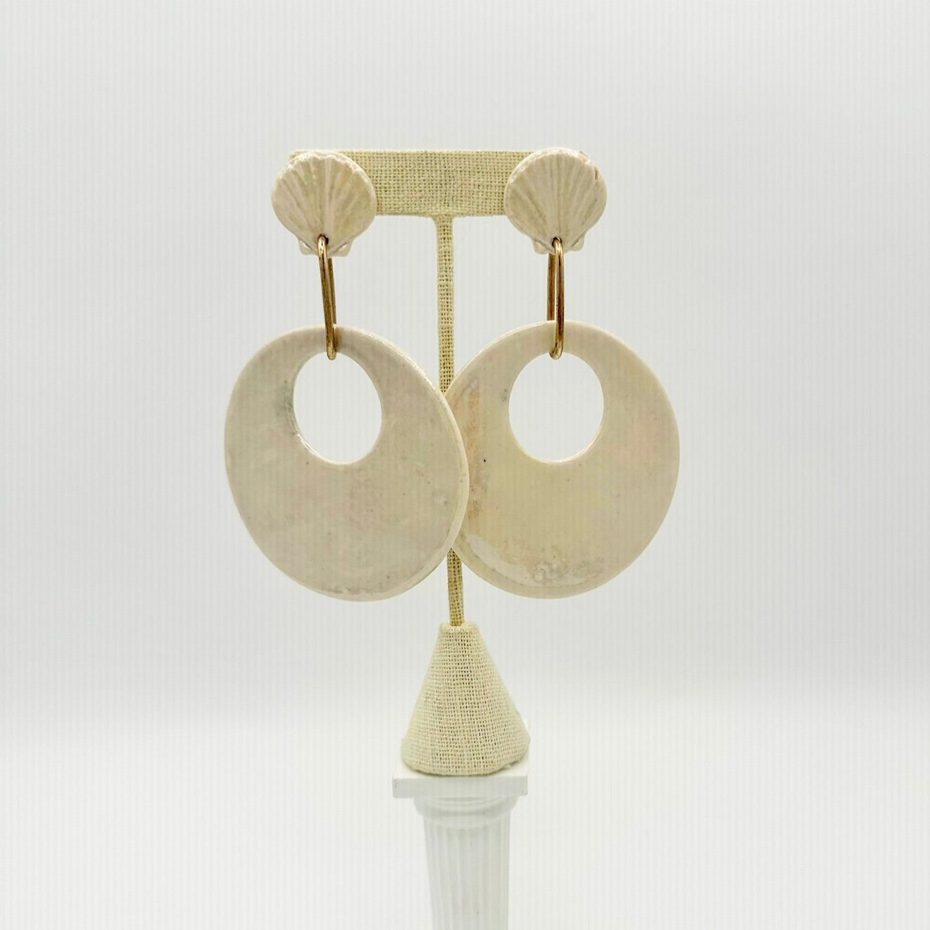 Shell Go Go earrings