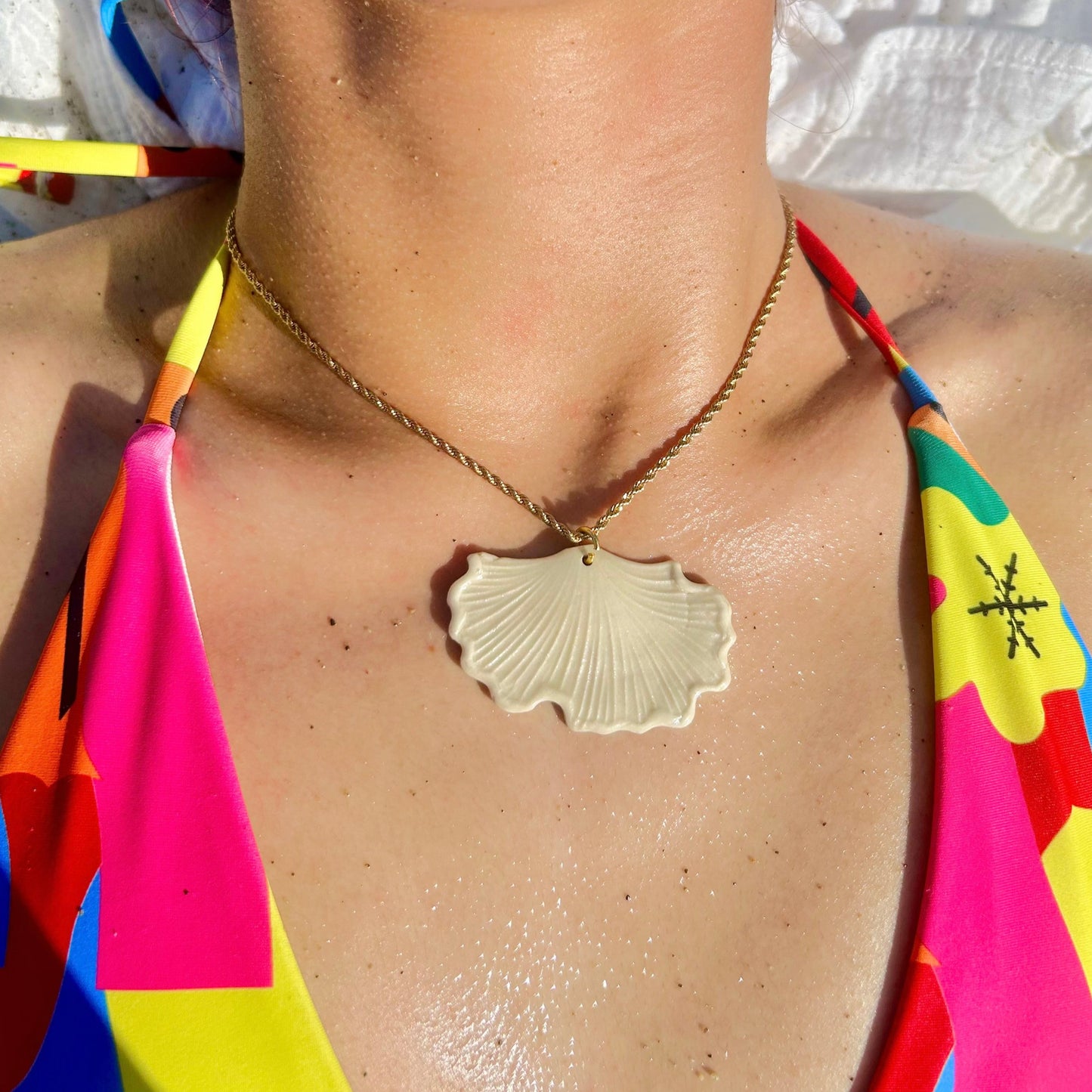 Atlantic shell necklace