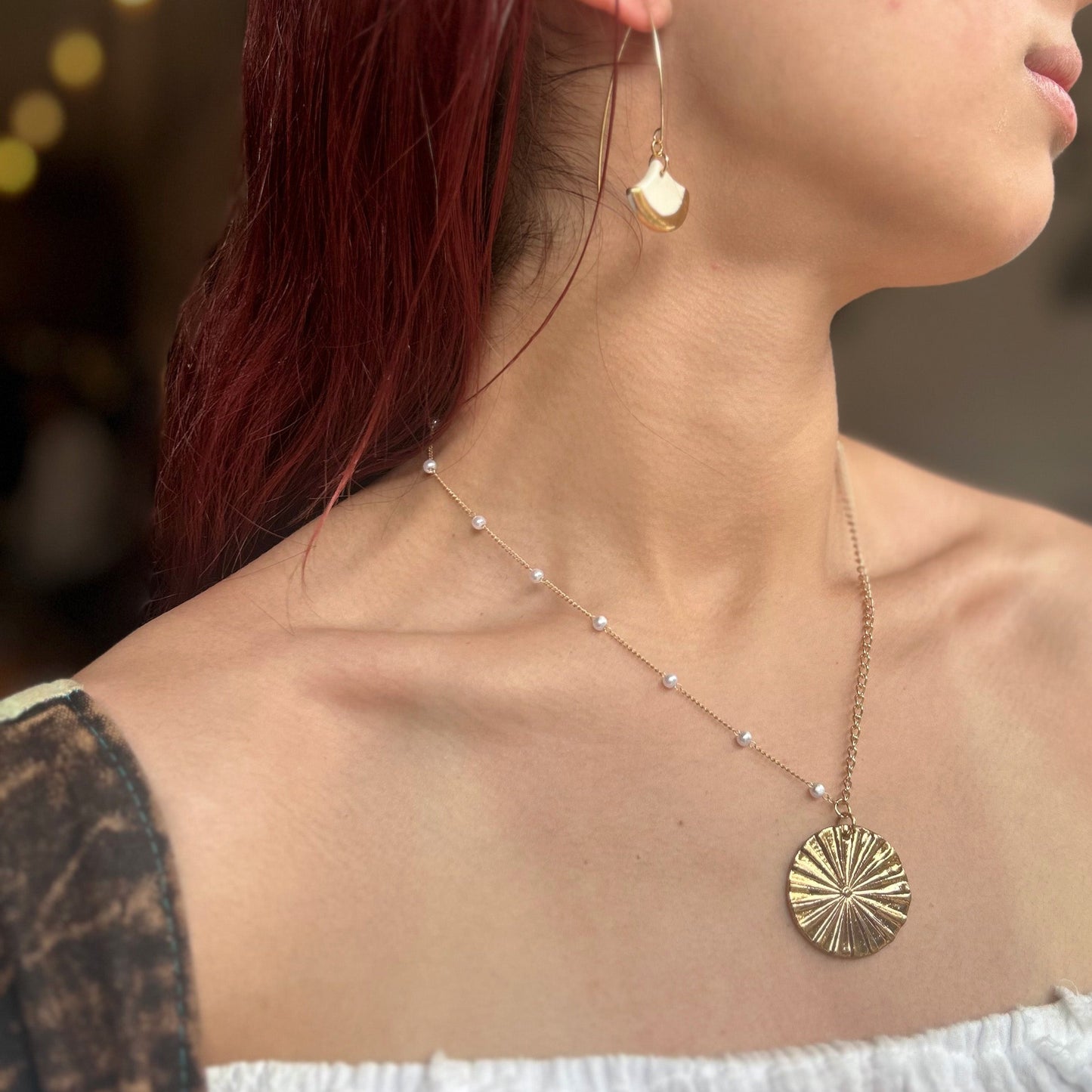 Sunburst necklace