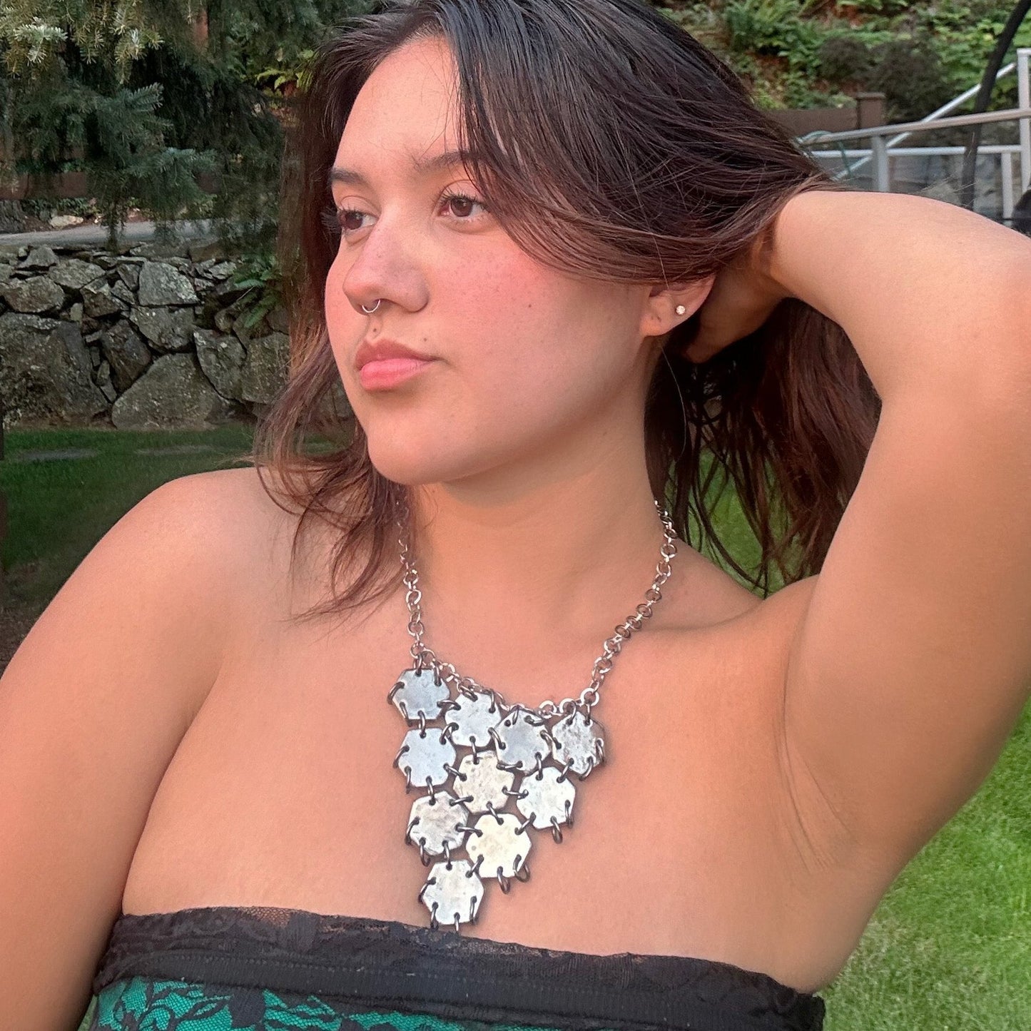 Shining armour necklace