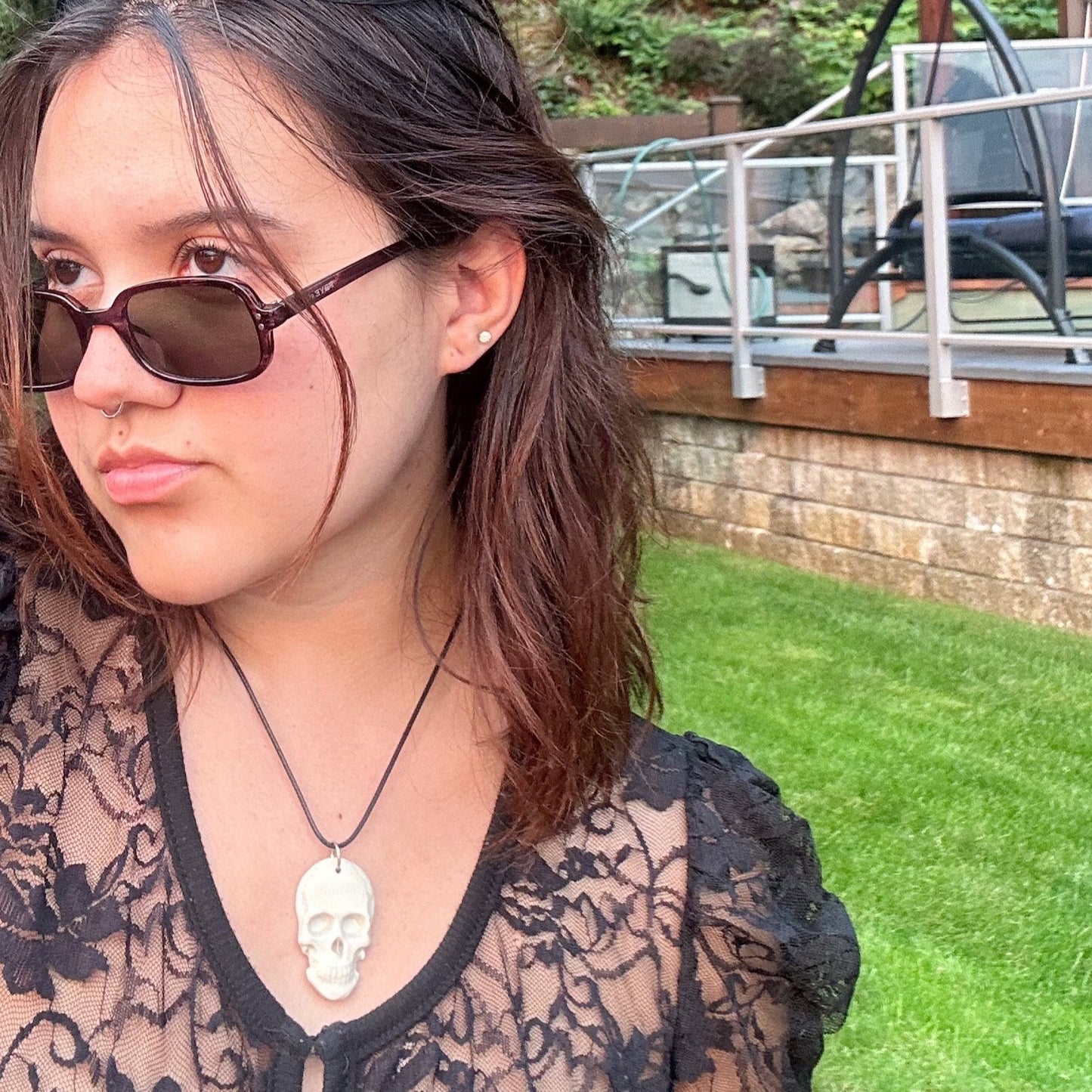Bare bones necklace