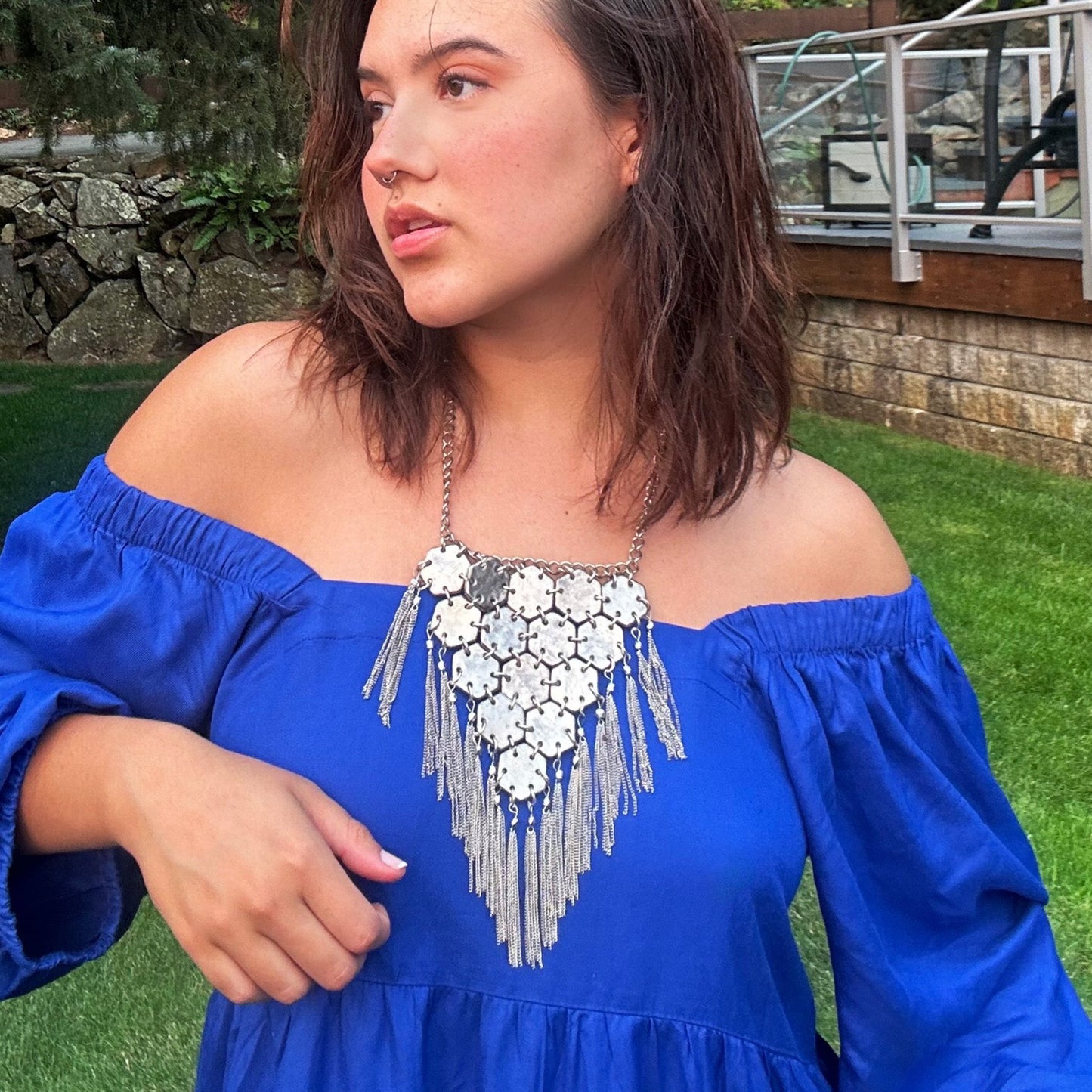 Night in shining armour necklace
