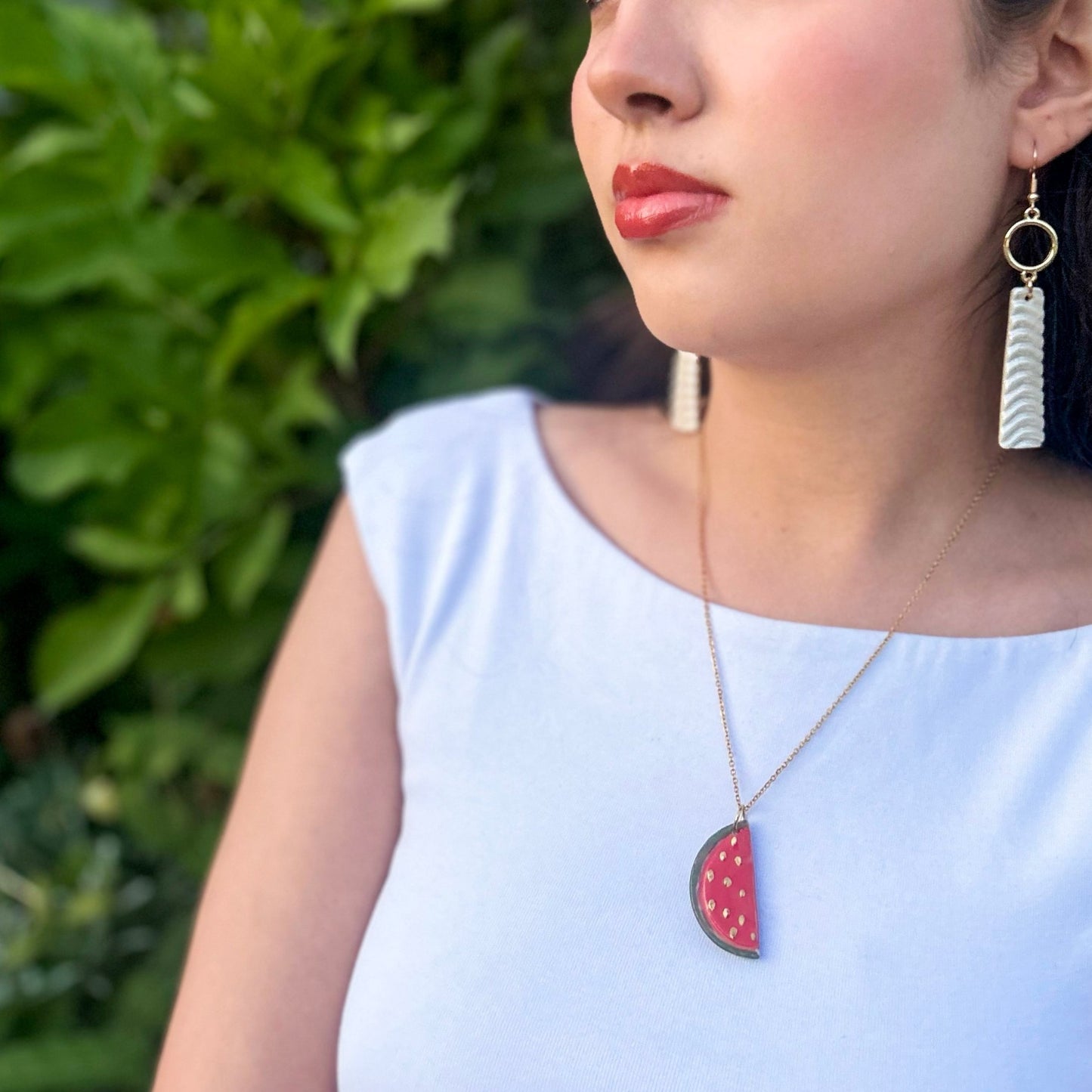 Watermelon necklace